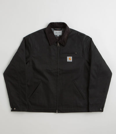 Carhartt Detroit Jacket in Black and Black Rigid