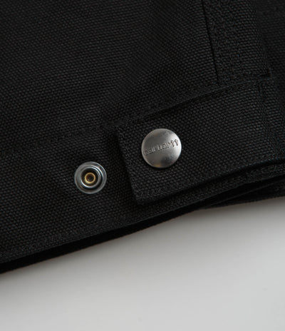 Carhartt Detroit Jacket in Black and Black Rigid