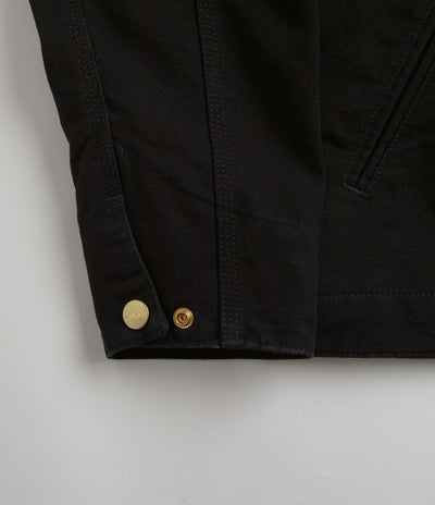 Carhartt Detroit Jacket - Black / Black / Rinsed