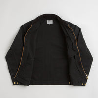 Carhartt Detroit Jacket in Black and Black Stone Canvas thumbnail