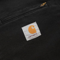 Carhartt Detroit Jacket in Black and Black Stone Canvas thumbnail