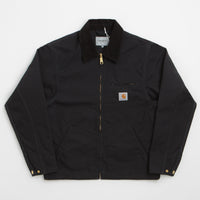 Carhartt Detroit Jacket in Black Rinsed and Black thumbnail