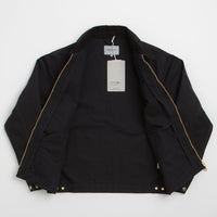 Carhartt Detroit Jacket in Black Rinsed and Black thumbnail