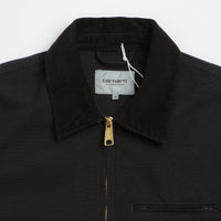 Carhartt Detroit Jacket in Black Rinsed and Black thumbnail