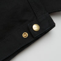 Carhartt Detroit Jacket in Black Rinsed and Black thumbnail