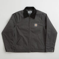 Carhartt Detroit Jacket in Graphite and Black Rigid thumbnail