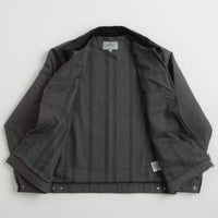 Carhartt Detroit Jacket in Graphite and Black Rigid thumbnail