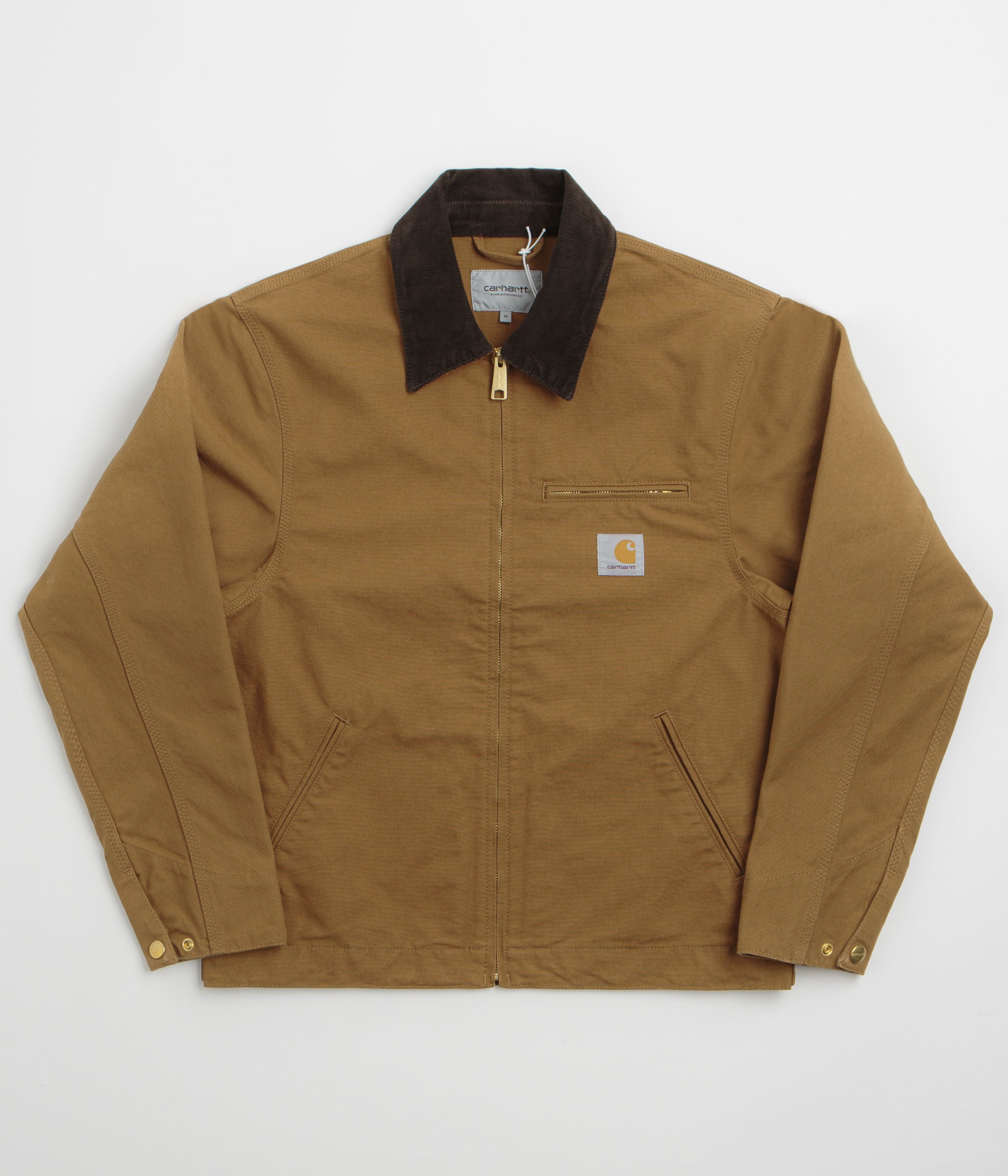 Carhartt Detroit Jacket in Hamilton Brown and Tobacco