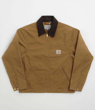 Carhartt Detroit Jacket in Hamilton Brown and Tobacco