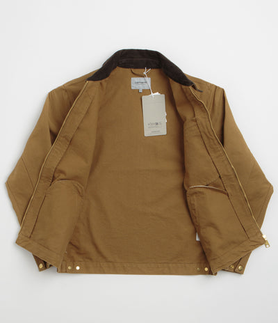 Carhartt Detroit Jacket in Hamilton Brown and Tobacco
