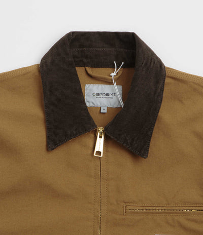 Carhartt Detroit Jacket in Hamilton Brown and Tobacco