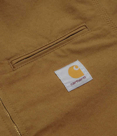 Carhartt Detroit Jacket in Hamilton Brown and Tobacco