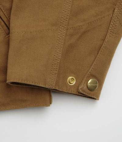 Carhartt Detroit Jacket in Hamilton Brown and Tobacco