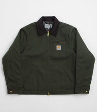 Carhartt Detroit Jacket in Olive and Black Rigid