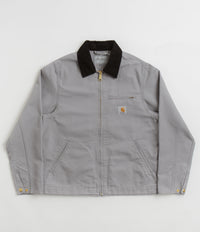 Carhartt Detroit Jacket in Yosemite and Black Rinsed