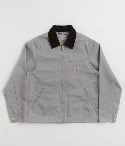 Carhartt Detroit Jacket in Yosemite and Black Rinsed