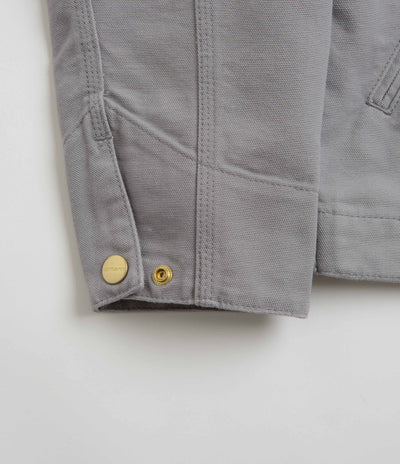 Carhartt Detroit Jacket in Yosemite and Black Rinsed