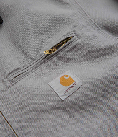 Carhartt Detroit Jacket in Yosemite and Black Rinsed