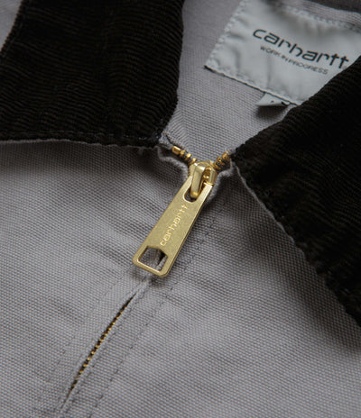 Carhartt Detroit Jacket in Yosemite and Black Rinsed