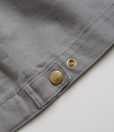 Carhartt Detroit Jacket in Yosemite and Black Rinsed