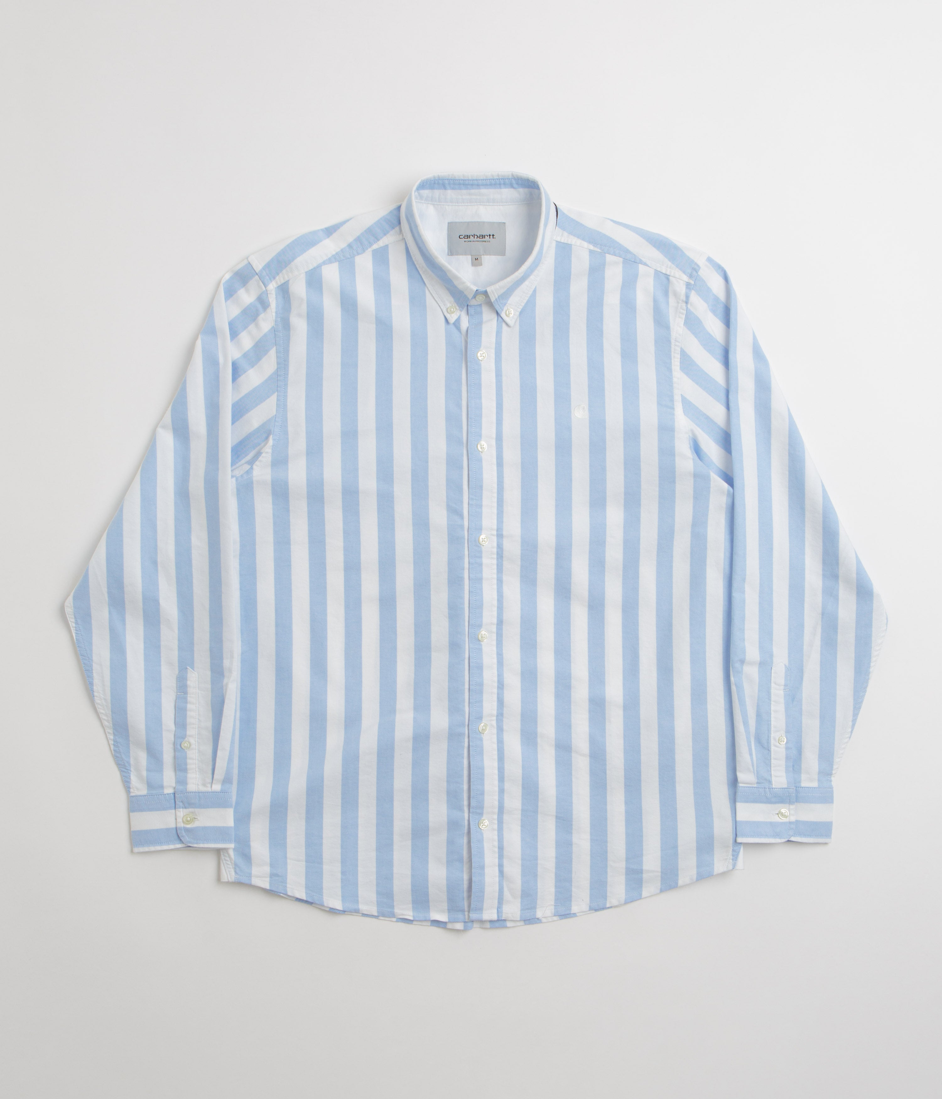 Carhartt Dillion Shirt in Dillion Stripe and Bleach / White