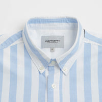 Carhartt Dillion Shirt in Dillion Stripe and Bleach / White thumbnail