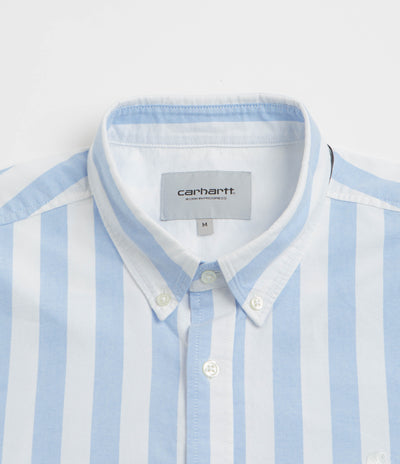 Carhartt Dillion Shirt in Dillion Stripe and Bleach / White