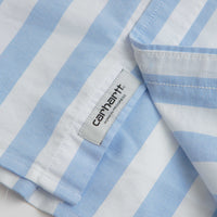 Carhartt Dillion Shirt in Dillion Stripe and Bleach / White thumbnail