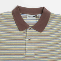 Carhartt Dion Polo Shirt in Dion Stripe and Wax thumbnail