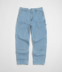 Carhartt Double Knee Denim Pants in Blue
