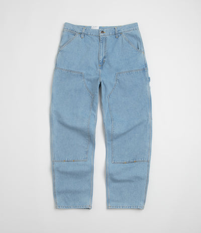 Carhartt Double Knee Denim Pants - Blue | Flatspot