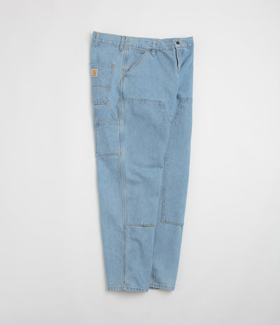 Carhartt Double Knee Denim Pants in Blue