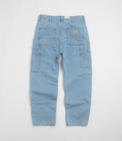 Carhartt Double Knee Denim Pants in Blue