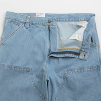 Carhartt Double Knee Denim Pants in Blue thumbnail