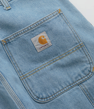 Carhartt Double Knee Denim Pants in Blue