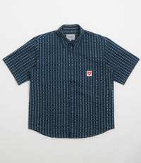 Carhartt WIP　SHORT-SLEEVE DREWE SHIRTS Carhartt Drewe Short Sleeve Shirt - Heart C Pinstripe