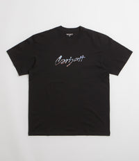 Carhartt Drip Script T-Shirt in Black