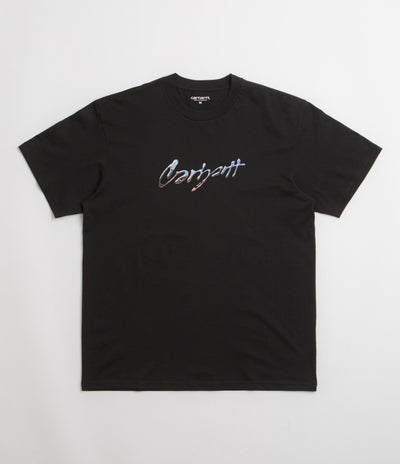 Carhartt Drip Script T-Shirt in Black