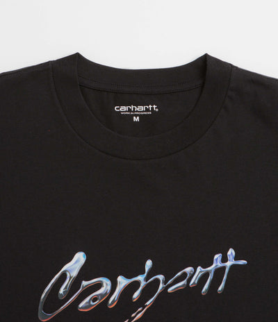Carhartt Drip Script T-Shirt in Black
