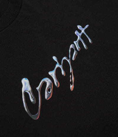 Carhartt Drip Script T-Shirt in Black