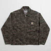 Carhartt Duck Detroit Jacket - Camo Duck / Green / Porphyry thumbnail