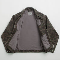 Carhartt Duck Detroit Jacket - Camo Duck / Green / Porphyry thumbnail