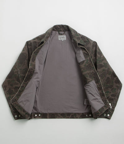 Carhartt Duck Detroit Jacket - Camo Duck / Green / Porphyry