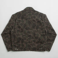 Carhartt Duck Detroit Jacket - Camo Duck / Green / Porphyry thumbnail