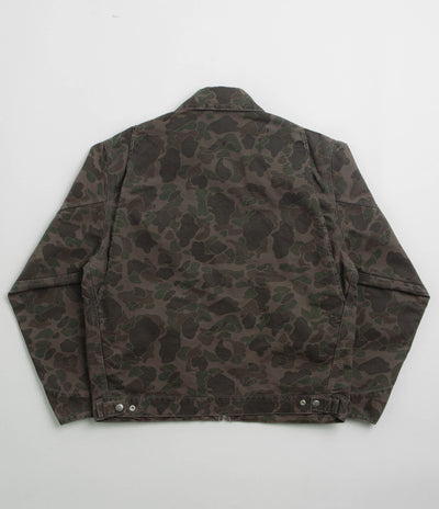Carhartt Duck Detroit Jacket - Camo Duck / Green / Porphyry