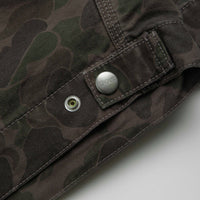 Carhartt Duck Detroit Jacket - Camo Duck / Green / Porphyry thumbnail