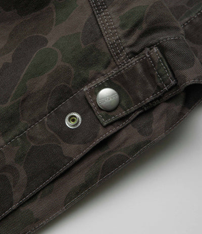 Carhartt Duck Detroit Jacket - Camo Duck / Green / Porphyry