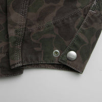 Carhartt Duck Detroit Jacket - Camo Duck / Green / Porphyry thumbnail