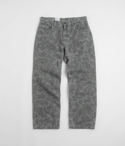 Carhartt Duck Landon Pants - Camo Duck / Black Heavy Bleached