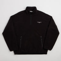 Carhartt Edmore Half Zip Sweatshirt - Black / White thumbnail